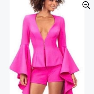 Ashley Lauren Pink Jumpsuit